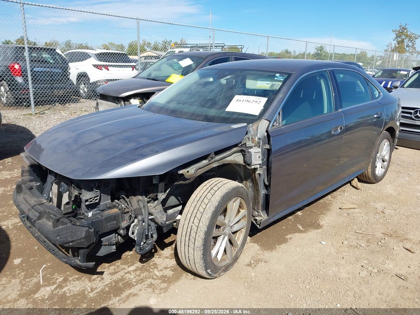 Vin: 1vwsa7a35lc017321, lot: 46696175, volkswagen passat 2.0t se 20202
