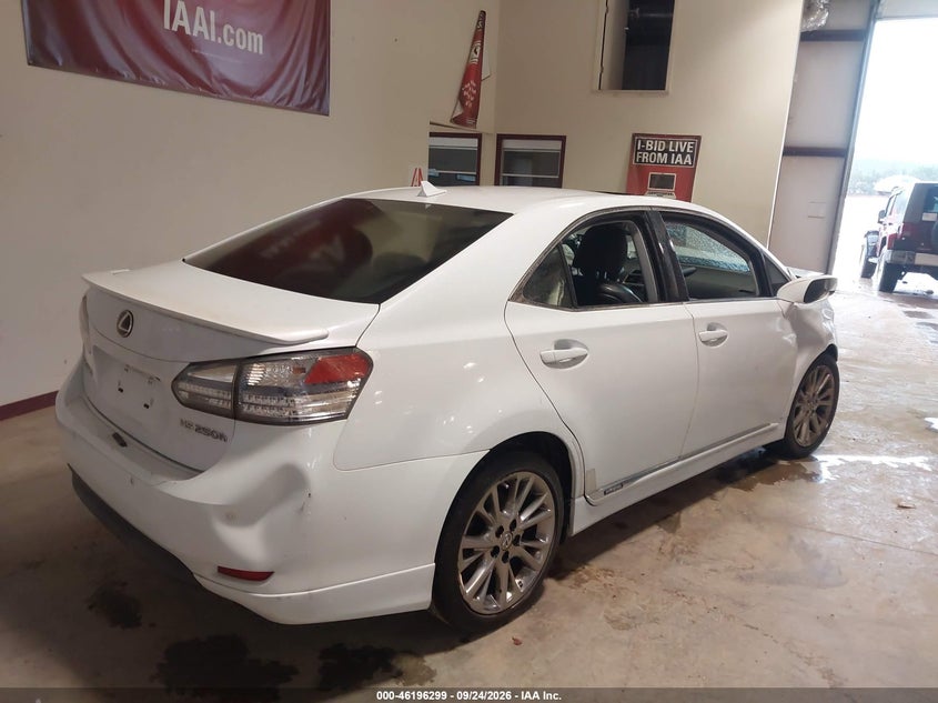 Vin: jthbb1ba0a2024026, lot: 46696183, lexus hs 250h premium 20104