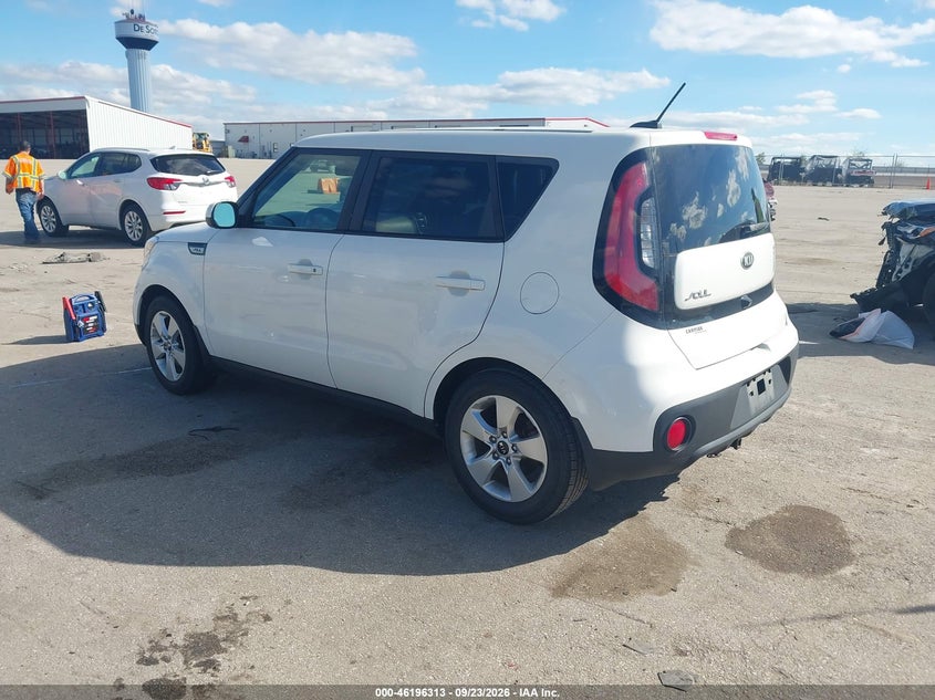 Vin: kndjn2a25h7495770, lot: 46696196, kia soul 20173