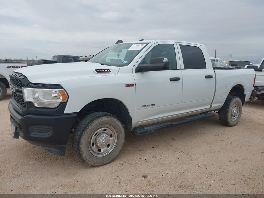 Vin: 3c6ur5cj3ng298644, lot: 46696217, ram 2500 tradesman  4x4 6'4 box 20222