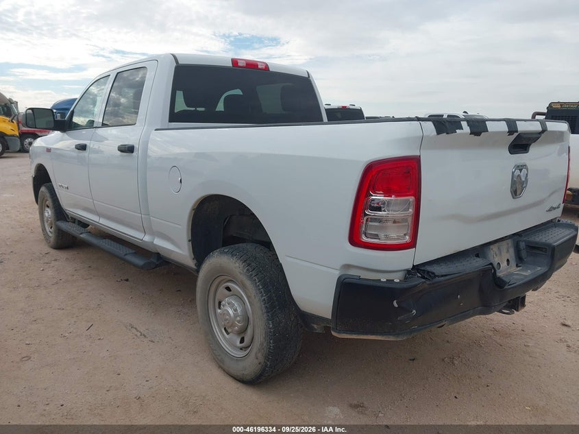 Vin: 3c6ur5cj3ng298644, lot: 46696217, ram 2500 tradesman  4x4 6'4 box 20223