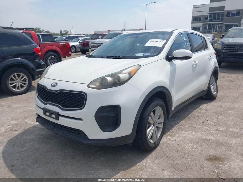 Vin: kndpm3ac3h7271778, lot: 46696231, kia sportage lx 20172