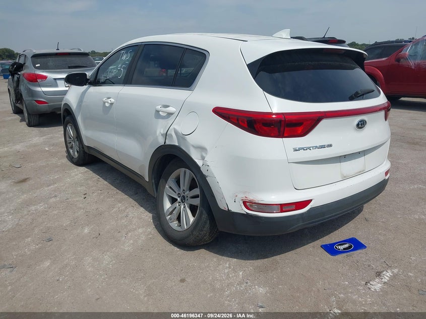 Vin: kndpm3ac3h7271778, lot: 46696231, kia sportage lx 20173