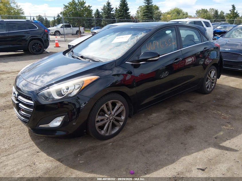 Vin: kmhd35lh7gu310684, lot: 46696236, hyundai elantra gt 20162