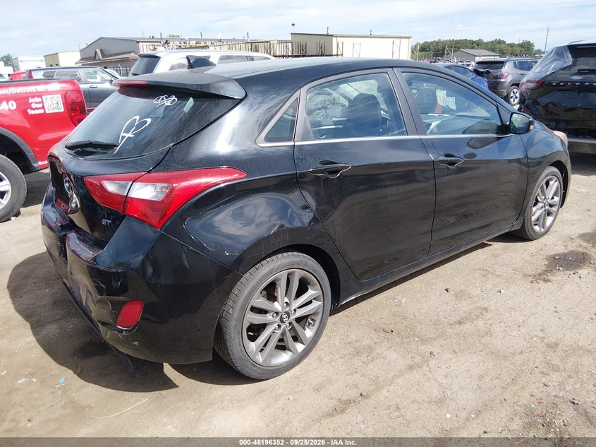 Vin: kmhd35lh7gu310684, lot: 46696236, hyundai elantra gt 20164