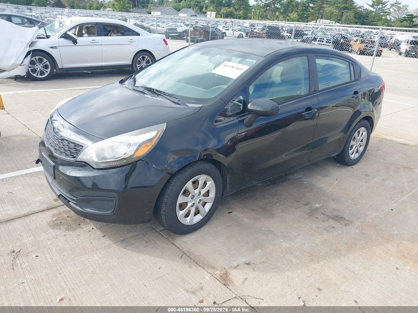 Vin: knadm4a34f6506553, lot: 46696243, kia rio lx 20152
