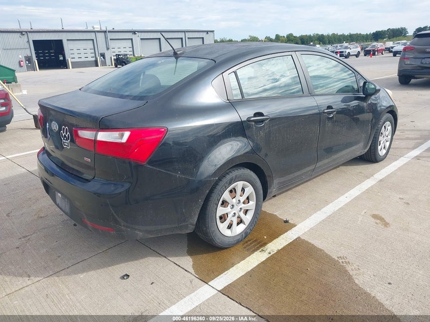 Vin: knadm4a34f6506553, lot: 46696243, kia rio lx 20154