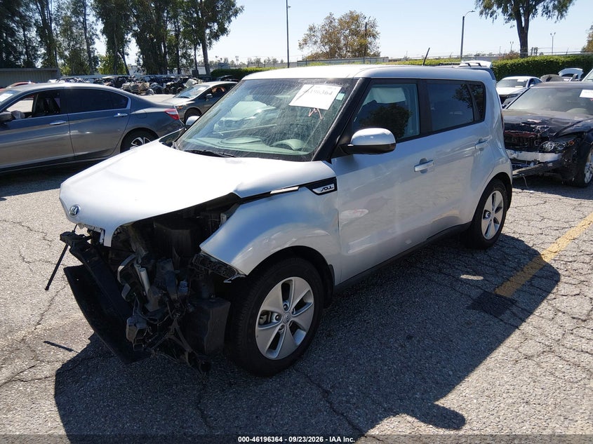 Vin: kndjn2a29g7872227, lot: 46696248, kia soul 20162