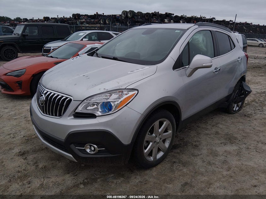 Vin: kl4cjgsb7gb579868, lot: 46696251, buick encore leather 20162