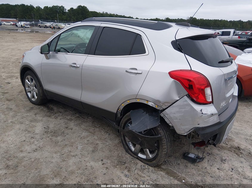 Vin: kl4cjgsb7gb579868, lot: 46696251, buick encore leather 20163