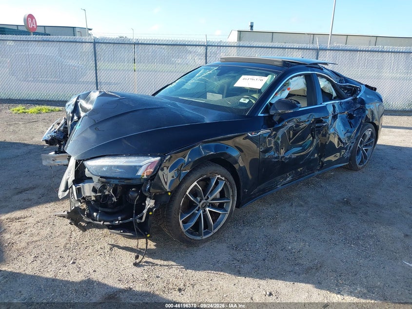 Vin: waufacf58pa016721, lot: 46696254, audi a5 sportback premium plus 45 tfsi s line quattro s tronic 20232