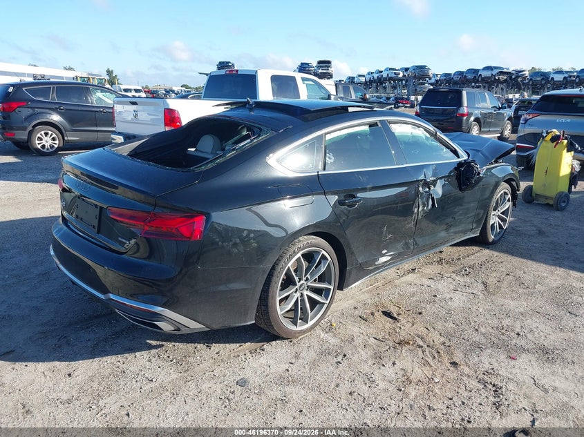 Vin: waufacf58pa016721, lot: 46696254, audi a5 sportback premium plus 45 tfsi s line quattro s tronic 20234