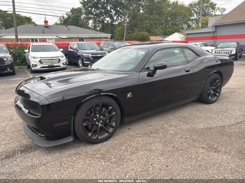 Vin: 2c3cdzfjxlh181201, lot: 46696257, dodge challenger r/t scat pack 20202