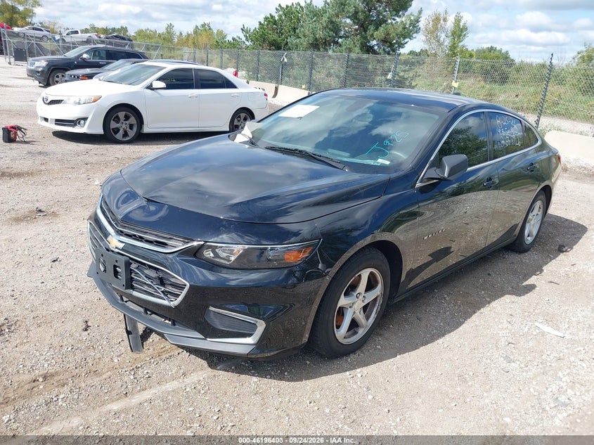 Vin: 1g1zb5st0hf130173, lot: 46696287, chevrolet malibu ls 20172