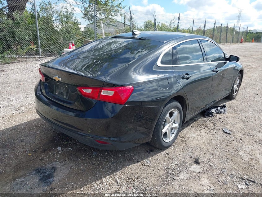 Vin: 1g1zb5st0hf130173, lot: 46696287, chevrolet malibu ls 20174