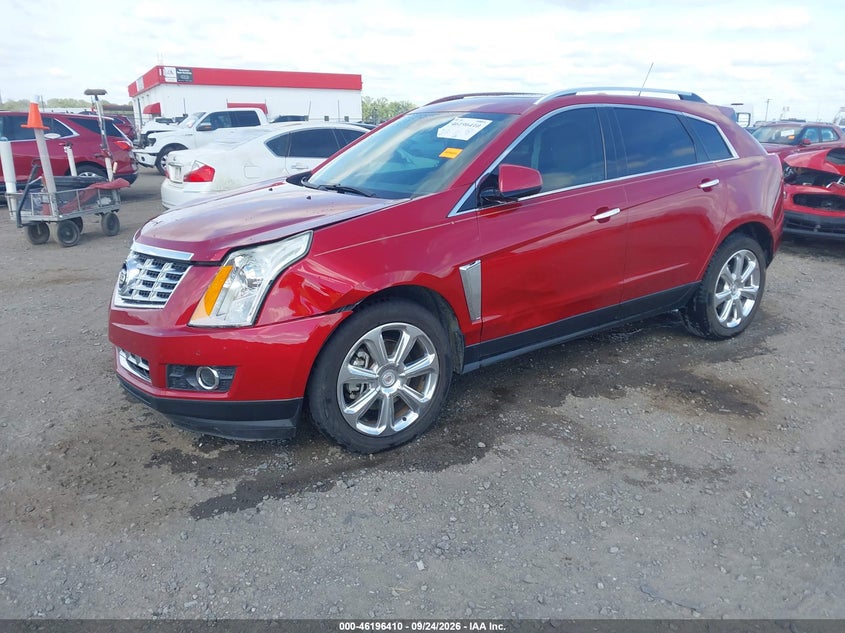 Vin: 3gyfnde34fs557480, lot: 46696294, cadillac srx premium collection 20152
