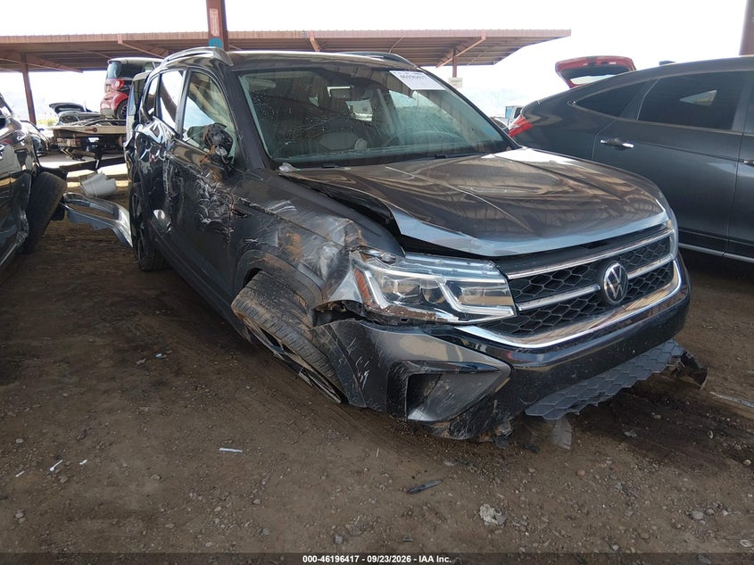 Vin: 3vv4x7b20pm361306, lot: 46696301, volkswagen taos 1.5t sel 2023 img_1