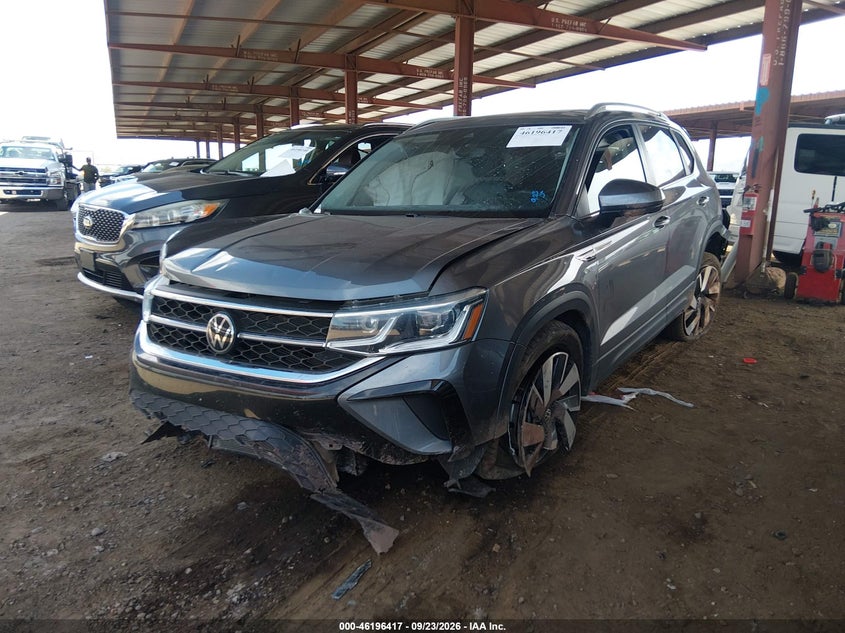 Vin: 3vv4x7b20pm361306, lot: 46696301, volkswagen taos 1.5t sel 20232