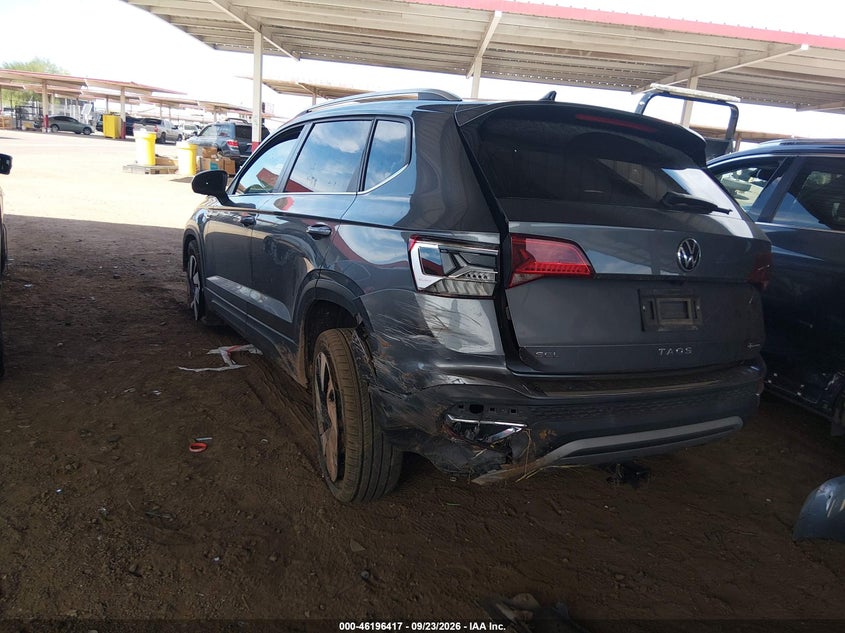 Vin: 3vv4x7b20pm361306, lot: 46696301, volkswagen taos 1.5t sel 20233