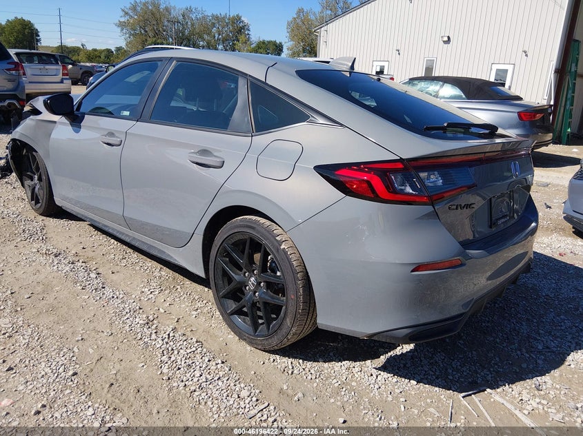 Vin: 19xfl2h8xte035311, lot: 46696306, honda civic sport 20263