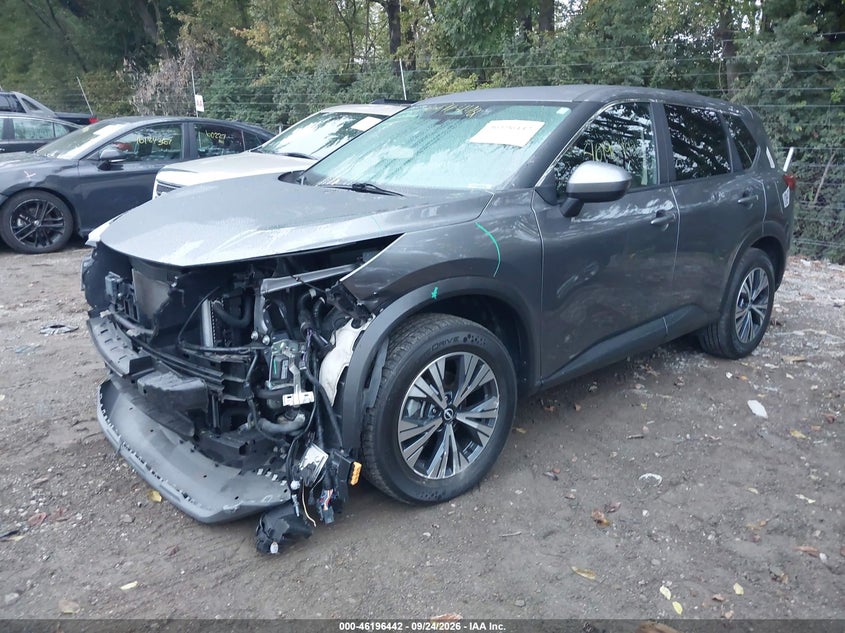 Vin: jn8bt3bb7pw483000, lot: 46696326, nissan rogue sv intelligent awd 20232