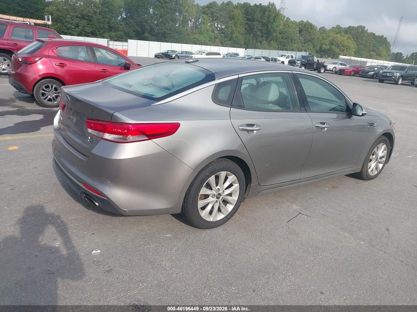 Vin: 5xxgu4l36gg105828, lot: 46696333, kia optima ex 20164