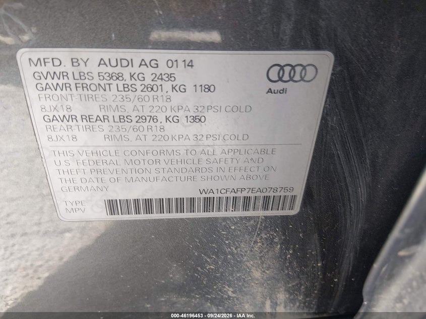2014 AUDI Q5 2.0T PREMIUM · Фото 9