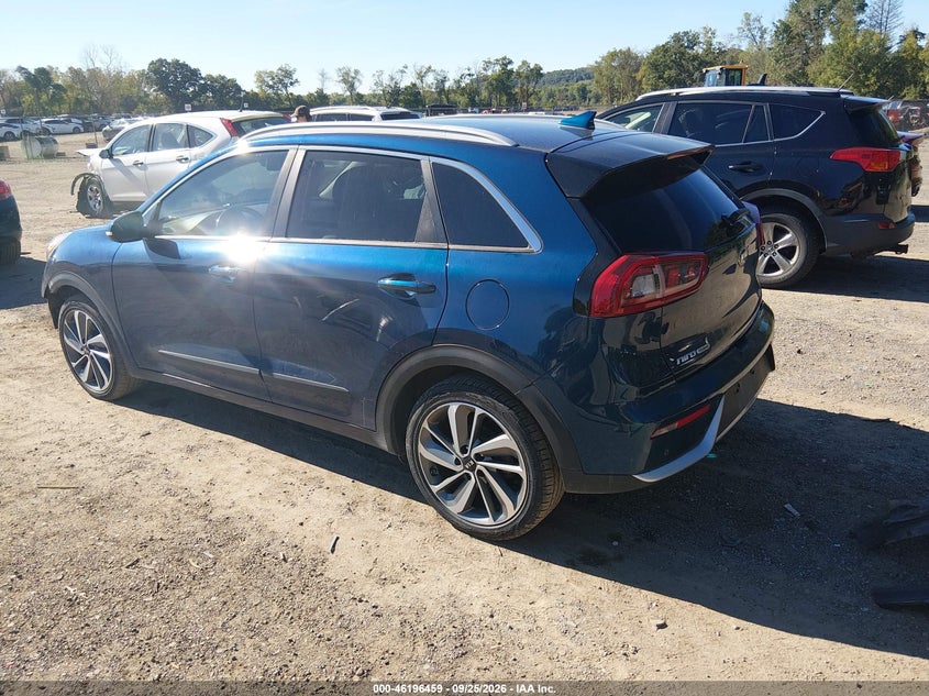 Vin: kndce3lc4j5177886, lot: 46696343, kia niro touring 20183