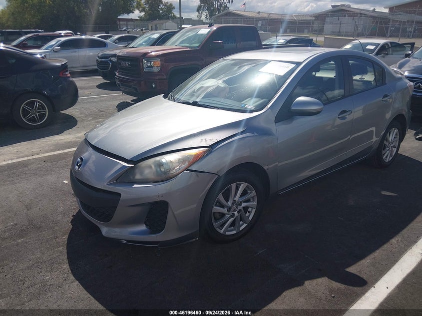 Vin: jm1bl1v76c1645360, lot: 46696344, mazda mazda3 i touring 20122
