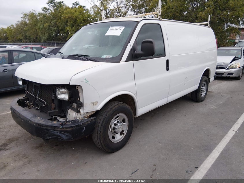 Vin: 1gcwgaff0g1334153, lot: 46696355, chevrolet express 2500 work van 20162