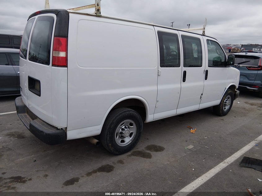 Vin: 1gcwgaff0g1334153, lot: 46696355, chevrolet express 2500 work van 20164