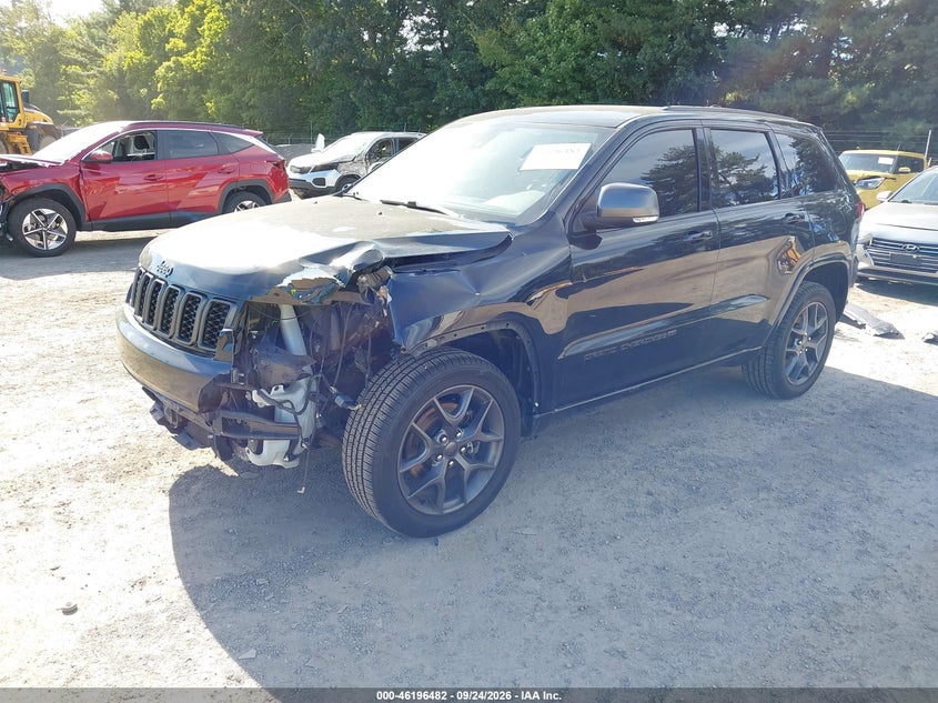Vin: 1c4rjfbg1mc584530, lot: 46696366, jeep grand cherokee 80th anniversary 4x4 20212