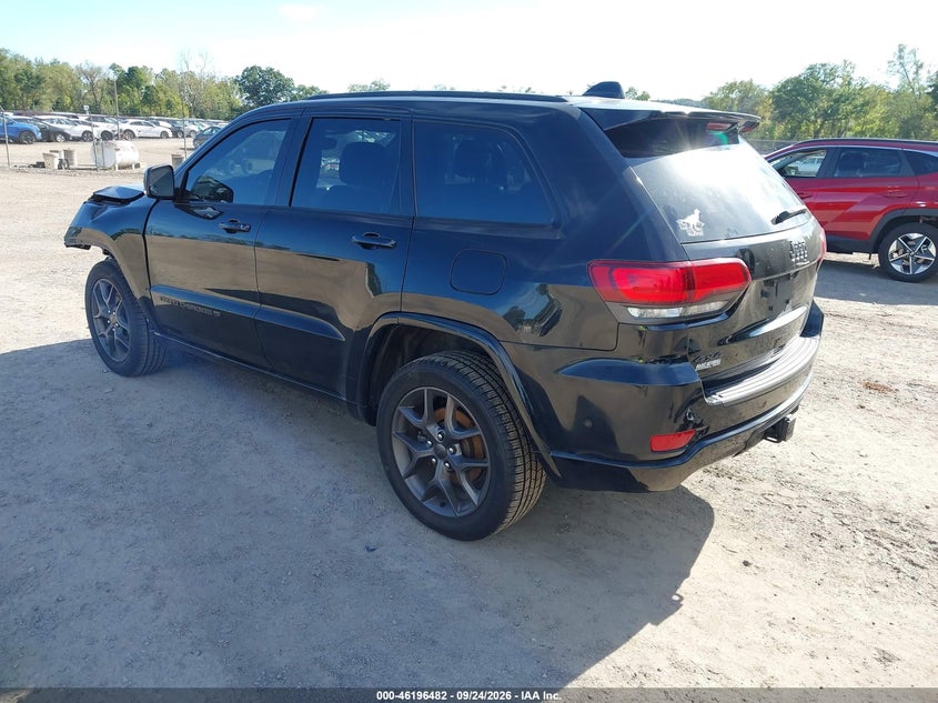 Vin: 1c4rjfbg1mc584530, lot: 46696366, jeep grand cherokee 80th anniversary 4x4 20213