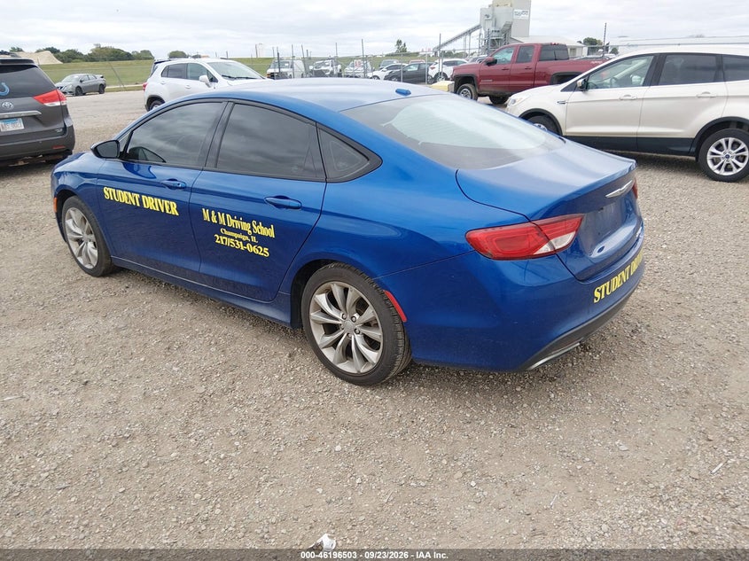 Vin: 1c3cccbb5fn700374, lot: 46696387, chrysler 200 s 20153