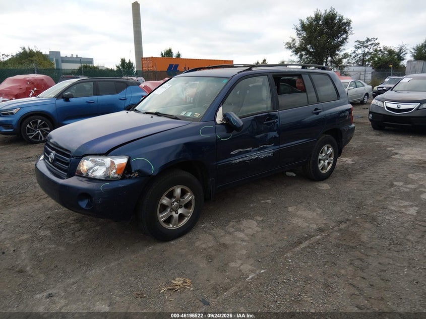 TOYOTA HIGHLANDER 2004 VIN JTEEP21A840004125