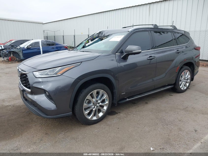 Vin: 5tdxbrch7rs617842, lot: 46696436, toyota highlander h??brido limited 20242