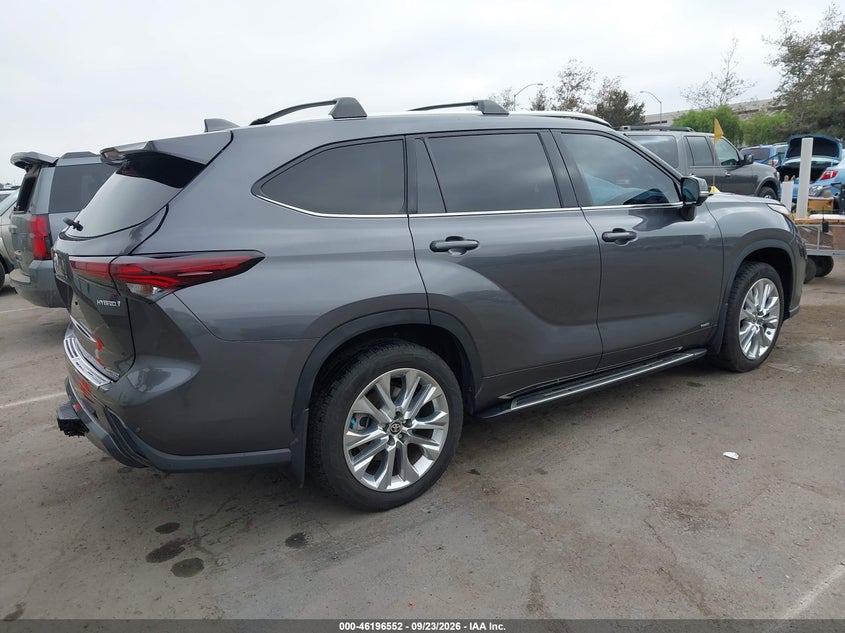 Vin: 5tdxbrch7rs617842, lot: 46696436, toyota highlander h??brido limited 20244