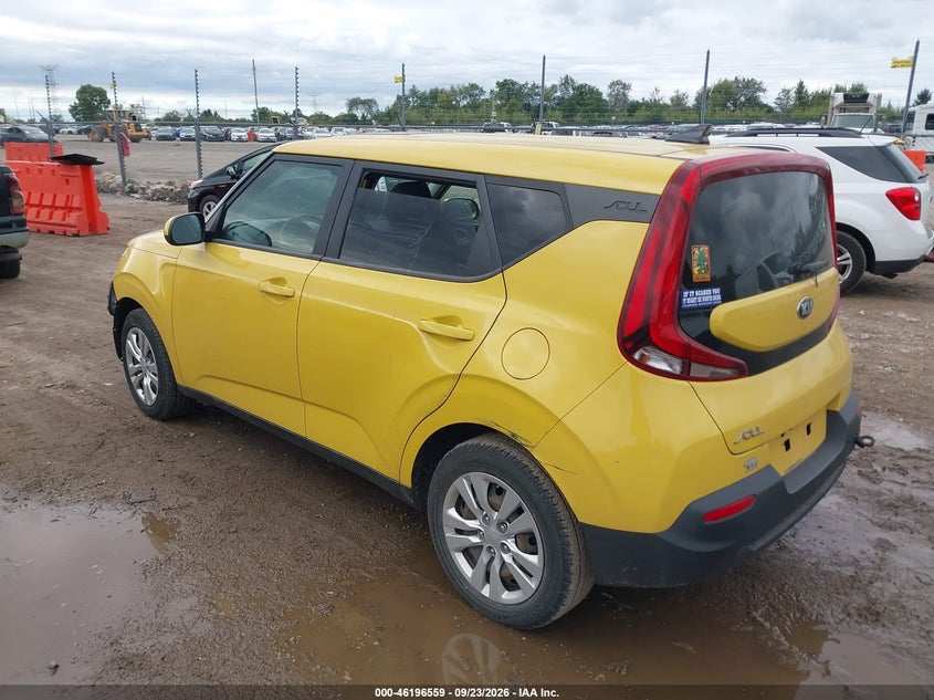 Vin: kndj23au3l7060724, lot: 46696443, kia soul lx 20203