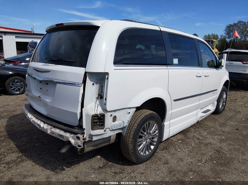 Vin: 2c4rc1cg5fr504118, lot: 46696448, chrysler town & country touring-l 20154