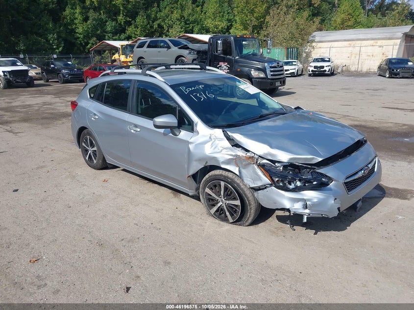 Vin: 4s3gtac69k3761316, lot: 46696459, subaru impreza 2.0i premium 20191