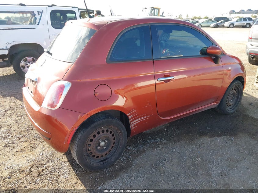 Vin: 3c3cffar2ft528540, lot: 46696463, fiat 500 pop 20154