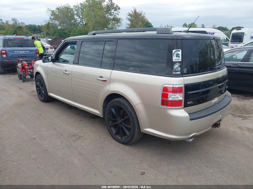 Vin: 2fmgk5c81hba04605, lot: 46696475, ford flex sel 20173