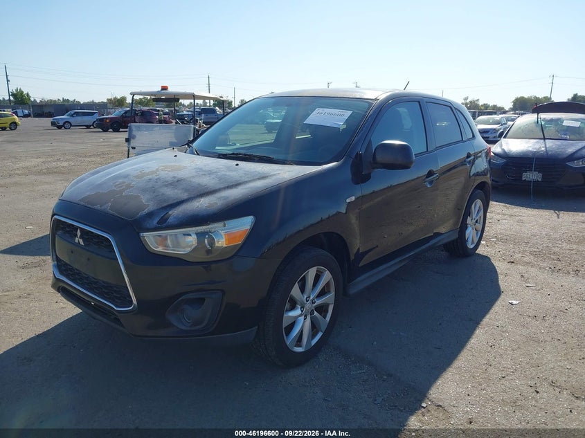 Vin: 4a4ap3au7ee015486, lot: 46696484, mitsubishi outlander sport es 20142