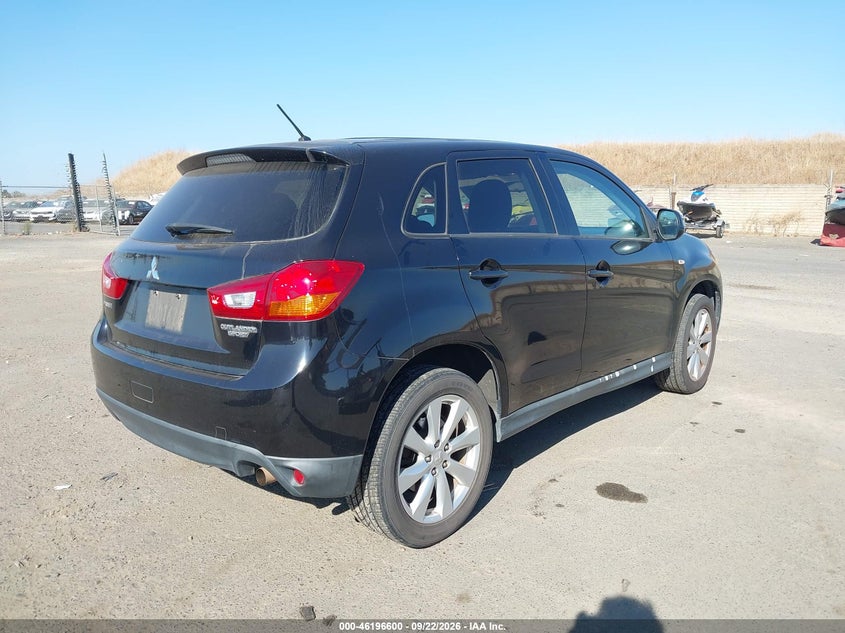 Vin: 4a4ap3au7ee015486, lot: 46696484, mitsubishi outlander sport es 20144