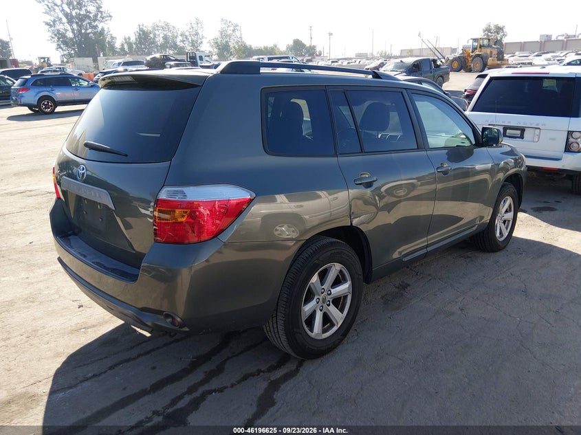 Vin: 5tdzk3eh1as005126, lot: 46696509, toyota highlander 20104