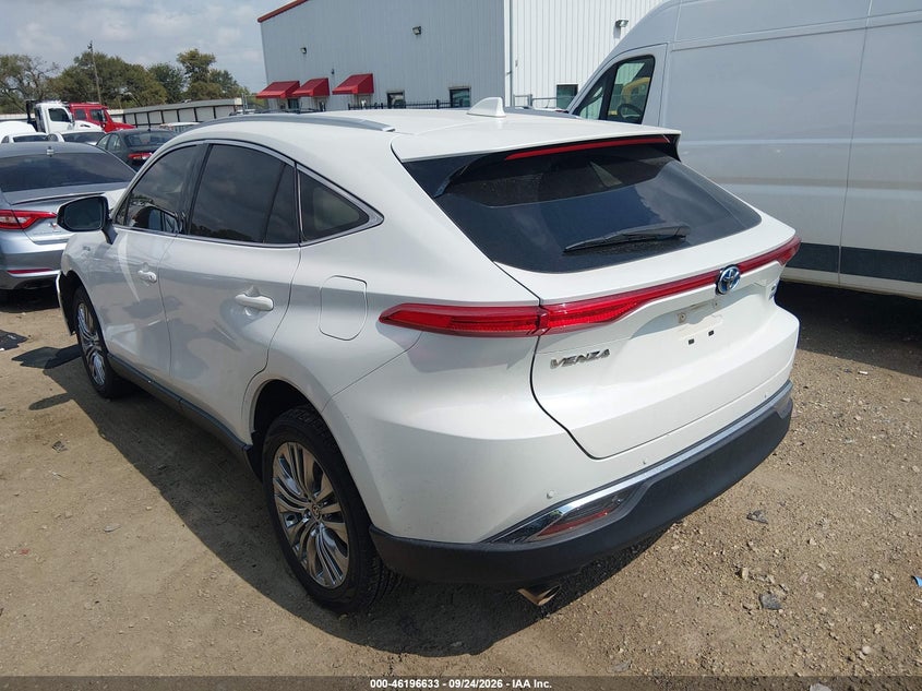 Vin: jteaaaah9mj020450, lot: 46696517, toyota venza limited 20213