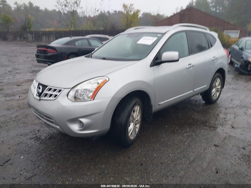 2013 Nissan Rogue Sv, Удар сзади, IAAI, VIN JN8AS5MT0DW504152 — фото 2