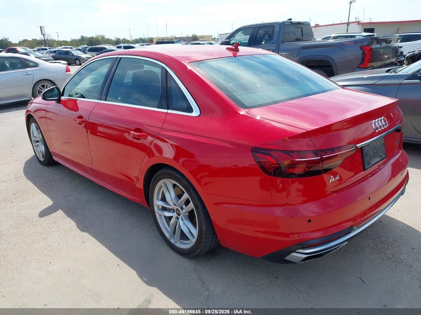Vin: waueaaf46rn015750, lot: 46696529, audi a4 premium plus 45 tfsi s line quattro s tronic 20243