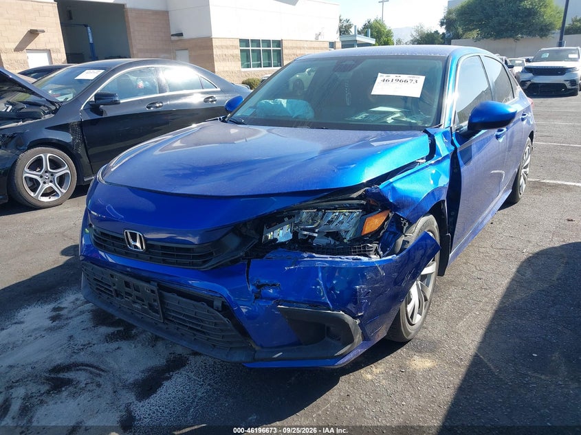 Vin: 2hgfe2f22rh549208, lot: 46696557, honda civic lx 20242