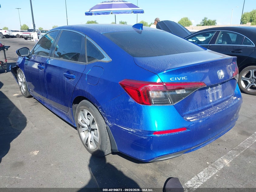 Vin: 2hgfe2f22rh549208, lot: 46696557, honda civic lx 20243